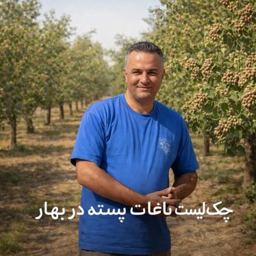 چک لیست بهاره باغات پسته