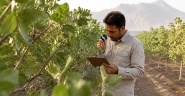 اصول هرس درختان جوان پسته برای باردهی پایدار
